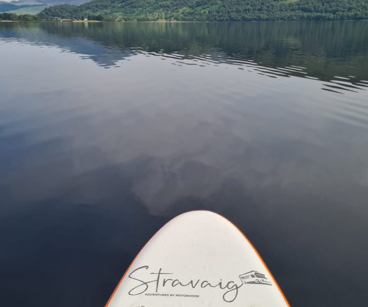 paddleboarding scotland motorhome holiday